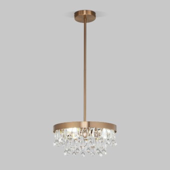 Подвесная люстра Eurosvet Sophie 60165/3 латунь Smart a065755