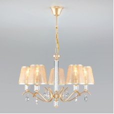 Подвесная люстра Eurosvet 60103/5 перламутровое золото