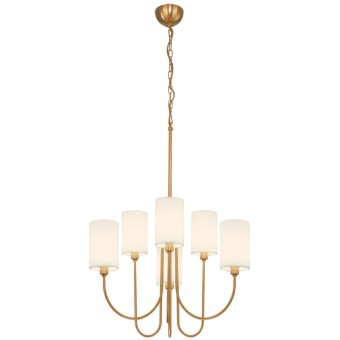 Подвесная люстра Eurosvet Abbey 60164/6 латунь Smart a065745