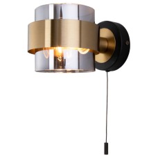 Бра Eurosvet Arcada 70127/1 черный/ дымчатый a060614