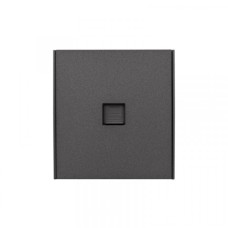 KRANZ STRONG Розетка компьютерная RJ45 кат6 с/у графит, с 1-пост. рамкой KRANZ STRONG Розетка компьютерная RJ45 кат6 с/у графит, с 1-пост. рамкой