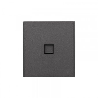 KRANZ STRONG Розетка компьютерная RJ45 кат6 с/у графит, с 1-пост. рамкой KRANZ STRONG Розетка компьютерная RJ45 кат6 с/у графит, с 1-пост. рамкой