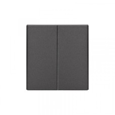 KRANZ STRONG Выключатель 2 кл 10А с/у графит, с 1-пост. рамкой KRANZ STRONG Выключатель 2 кл 10А с/у графит, с 1-пост. рамкой