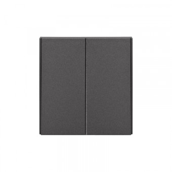 KRANZ STRONG Выключатель 2 кл 10А с/у графит, с 1-пост. рамкой KRANZ STRONG Выключатель 2 кл 10А с/у графит, с 1-пост. рамкой