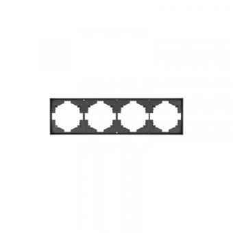 KRANZ STRONG Рамка 4-постовая графит KRANZ STRONG Рамка 4-постовая графит