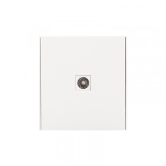 KRANZ STRONG Розетка TV с/у жемчуг, с 1-пост. рамкой KRANZ STRONG Розетка TV с/у жемчуг, с 1-пост. рамкой