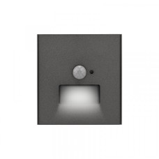 KRANZ STRONG Подсветка для ног (коридорная / лестничная), с/у графит, с рамкой в комплекте KRANZ STRONG Подсветка для ног (коридорная / лестничная), с/у графит, с рамкой в комплекте