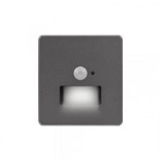 KRANZ ROUND Подсветка для ног (коридорная / лестничная), с/у титан, с рамкой в комплекте KRANZ ROUND Подсветка для ног (коридорная / лестничная), с/у титан, с рамкой в комплекте