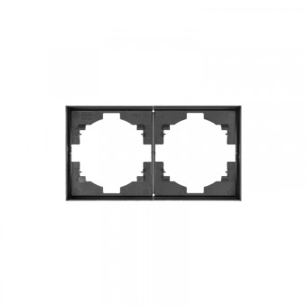 KRANZ STRONG Рамка 2-постовая графит KRANZ STRONG Рамка 2-постовая графит