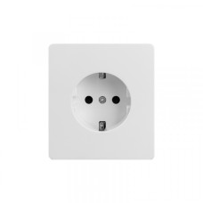 KRANZ ROUND Розетка 1-ая с/з с/у, со шторками 16А перламутр, с 1-пост. рамкой KRANZ ROUND Розетка 1-ая с/з с/у, со шторками 16А перламутр, с 1-пост. рамкой