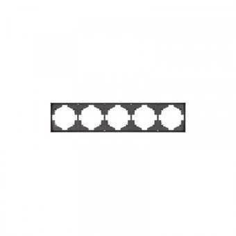 KRANZ STRONG Рамка 5-постовая графит KRANZ STRONG Рамка 5-постовая графит