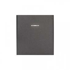 KRANZ STRONG Выключатель 1 кл проходной (переключатель) с подсветкой 10А с/у графит, с 1-пост. рамкой KRANZ STRONG Выключатель 1 кл проходной (переключатель) с подсветкой 10А с/у графит, с 1-пост. рамкой