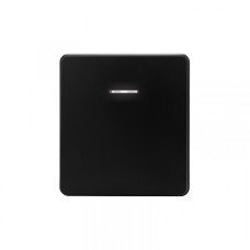 KRANZ ROUND Выключатель 1 кл перекрестный (переключатель) с подсветкой 10А с/у оникс, с 1-пост. рамкой KRANZ ROUND Выключатель 1 кл перекрестный (переключатель) с подсветкой 10А с/у оникс, с 1-пост. рамкой