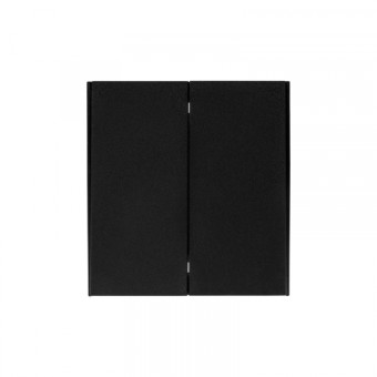 KRANZ STRONG Выключатель 2 кл для жалюзи возвратный 10А с/у антрацит, с 1-пост. рамкой KRANZ STRONG Выключатель 2 кл для жалюзи возвратный 10А с/у антрацит, с 1-пост. рамкой