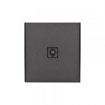 KRANZ STRONG Розетка TV с/у графит, с 1-пост. рамкой KRANZ STRONG Розетка TV с/у графит, с 1-пост. рамкой