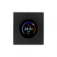 KRANZ STRONG Терморегулятор Wi-Fi с/у антрацит, с 1-пост. рамкой KRANZ STRONG Терморегулятор Wi-Fi с/у антрацит, с 1-пост. рамкой