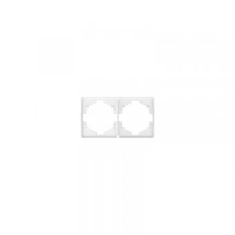 KRANZ ROUND Рамка 2-постовая перламутр KRANZ ROUND Рамка 2-постовая перламутр