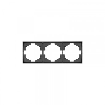 KRANZ STRONG Рамка 3-постовая графит KRANZ STRONG Рамка 3-постовая графит