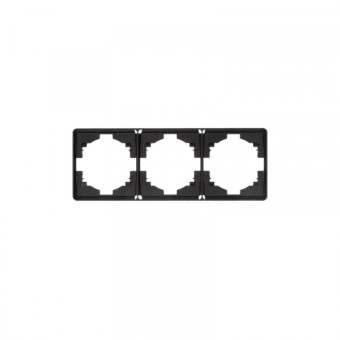 KRANZ ROUND Рамка 3-постовая оникс KRANZ ROUND Рамка 3-постовая оникс