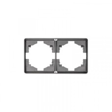 KRANZ ROUND Рамка 2-постовая титан KRANZ ROUND Рамка 2-постовая титан