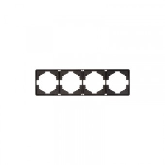 KRANZ ROUND Рамка 4-постовая оникс KRANZ ROUND Рамка 4-постовая оникс