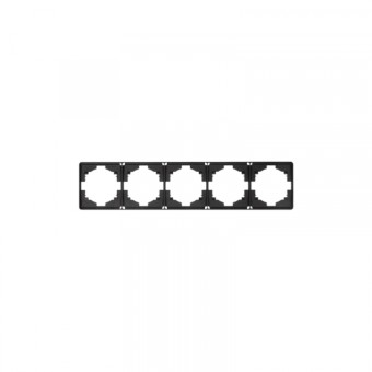 KRANZ ROUND Рамка 5-постовая оникс KRANZ ROUND Рамка 5-постовая оникс