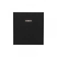 KRANZ STRONG Выключатель 1 кл с подсветкой 10А с/у антрацит, с 1-пост. рамкой KRANZ STRONG Выключатель 1 кл с подсветкой 10А с/у антрацит, с 1-пост. рамкой