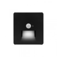 KRANZ ROUND Подсветка для ног (коридорная / лестничная), с/у оникс, с рамкой в комплекте KRANZ ROUND Подсветка для ног (коридорная / лестничная), с/у оникс, с рамкой в комплекте