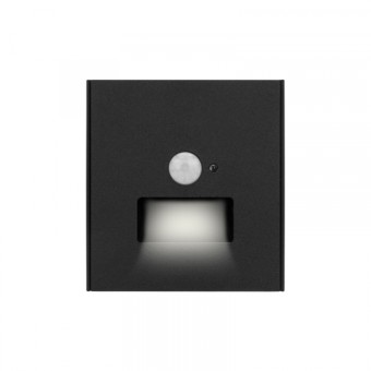 KRANZ STRONG Подсветка для ног (коридорная / лестничная), с/у антрацит, с рамкой в комплекте KRANZ STRONG Подсветка для ног (коридорная / лестничная), с/у антрацит, с рамкой в комплекте