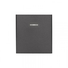 KRANZ STRONG Выключатель 1 кл с подсветкой 10А с/у графит, с 1-пост. рамкой KRANZ STRONG Выключатель 1 кл с подсветкой 10А с/у графит, с 1-пост. рамкой