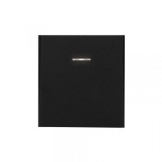 KRANZ STRONG Выключатель 1 кл перекрестный (переключатель) с подсветкой 10А с/у антрацит, с 1-пост. рамкой KRANZ STRONG Выключатель 1 кл перекрестный (переключатель) с подсветкой 10А с/у антрацит, с 1-пост. рамкой