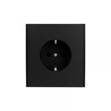 KRANZ STRONG Розетка 1-ая с/з с/у, со шторками 16А антрацит, с 1-пост. рамкой KRANZ STRONG Розетка 1-ая с/з с/у, со шторками 16А антрацит, с 1-пост. рамкой