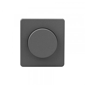 KRANZ ROUND Светорегулятор (диммер) 300Вт с/у титан, с 1-пост. рамкой KRANZ ROUND Светорегулятор (диммер) 300Вт с/у титан, с 1-пост. рамкой