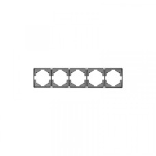 KRANZ ROUND Рамка 5-постовая титан KRANZ ROUND Рамка 5-постовая титан