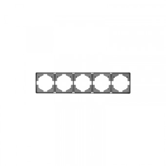 KRANZ ROUND Рамка 5-постовая титан KRANZ ROUND Рамка 5-постовая титан