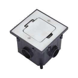 120901DFB лючок встраиваемый  квадратный, 2М IP44 никель