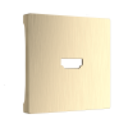 WL10-HDMI-CP Накладка для розетки HDMI (шампань рифленый) Antik Werkel a041305