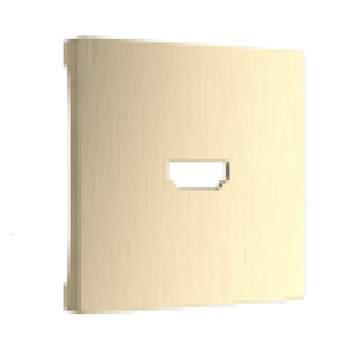 WL10-HDMI-CP Накладка для розетки HDMI (шампань рифленый) Antik Werkel a041305