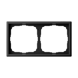 GAL001002 2-постовая РАМКА, универсальная, КАРБОН