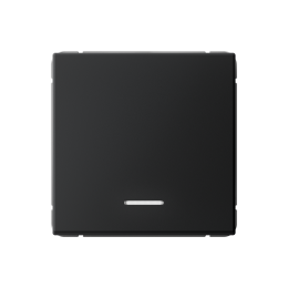 GAL001013 1-клавишный ВЫКЛЮЧАТЕЛЬ с подсветкой, сх.1а, 10АХ, механизм, КАРБОН