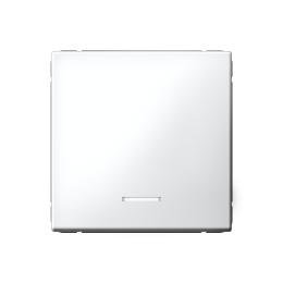 GAL000113 1-клавишный ВЫКЛЮЧАТЕЛЬ с подсветкой, сх.1а, 10АХ, механизм, БЕЛЫЙ 