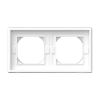 GAL440102 2-постовая РАМКА IP44,  БЕЛЫЙ