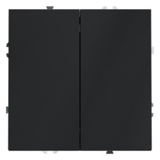 VLS020107 Выключатель S70, двухклавишный, без подсветки, цвет - графит VLS020107 Выключатель S70, двухклавишный, без подсветки, цвет - графит