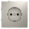 VLS040103 Розетка S70, с заземлением, одинарная, безвинтовые клеммы, цвет - кашемир