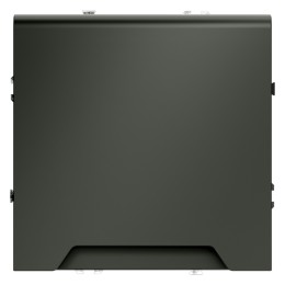 VLS040306 Розетка S70, со шторками, с крышкой, с заземлением, одинарная, безвинтовые клеммы, цвет - титан