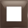 Рамка на 1 пост немецкий/итальянский стандарт - 2 модуля. Цвет Мокко. Bticino серия CLASSIA. R4802MK