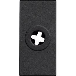 Вывод кабеля 1 выход диаметром 9.5мм - 1 модуль. Цвет Чёрный. Bticino серия CLASSIA. RG4953