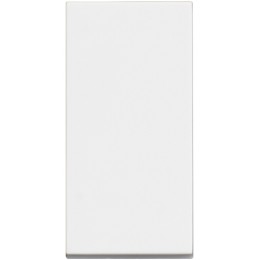 Выключатель кнопочный одноклавишный 10А - 1 модуль. Цвет Белый. Bticino серия CLASSIA. RW4005