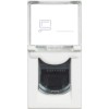 Розетка компьютерная RJ45 cat5e UTPE - 1 модуль. Цвет Белый. Bticino серия CLASSIA. RW4279C5E