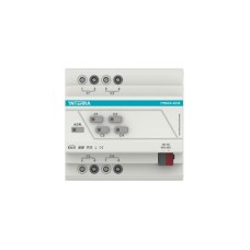 Многофункциональный релейный модуль KNX, 4-канальный, 4DO 16А/230В~, управление жалюзи и 2-трубными фанкойлами, логические функции, счетчик рабочего времени, ручное управление, LED индикация, на DIN рейку, 6ТЕ Многофункциональный релейный модуль KNX, 4-канальный, 4DO 16А/230В~, управление жалюзи и 2-трубными фанкойлами, логические функции, счетчик рабочего времени, ручное управление, LED индикация, на DIN рейку, 6ТЕ
